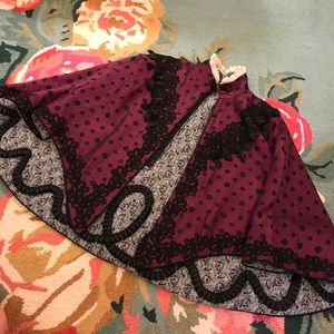 Reversible Victorian style cape